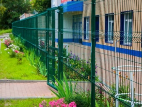 3D заборы для детского сада 80 метров фото в Калининеце