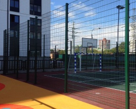 3D заборы для спортивной площадки 60 метров фото в Калининеце