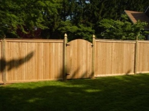 Деревянный забор сплошной 12 метров фото в Калининеце