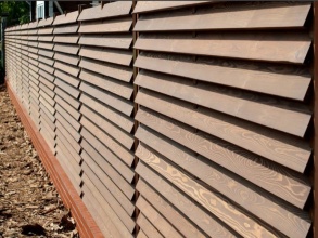 Деревянный забор елочка 12 метров фото в Калининеце