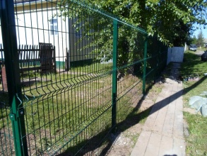 3D заборы для частного дома 25  метров фото с установкой