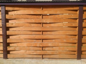 Деревянный забор плетёнка 12 метров фото в Калининеце